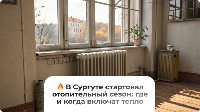 🔥 В Сургуте стартовал отопительный сезон: где и когда включат тепло