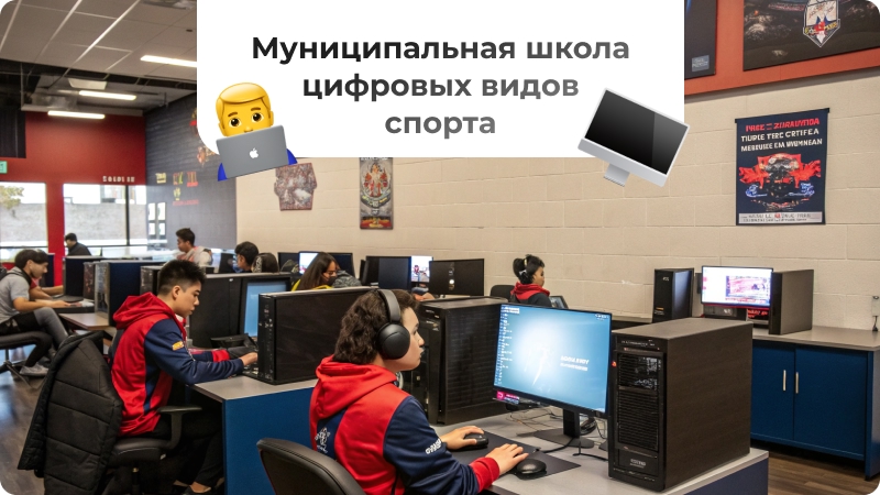 🎮 В Сургутском районе открылась первая в России муниципальная школа цифрового спорта!
