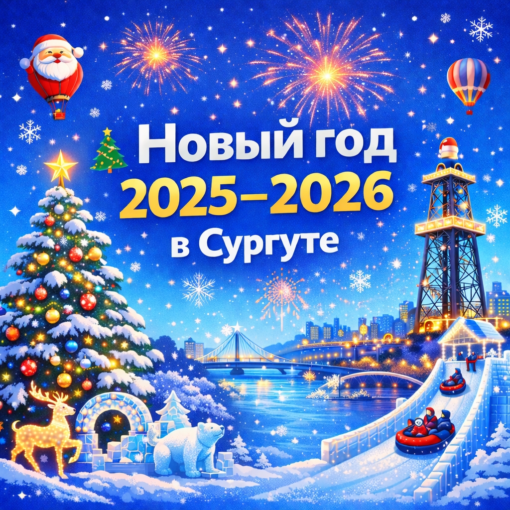 🎄 Новый год 2025–2026 в Сургуте